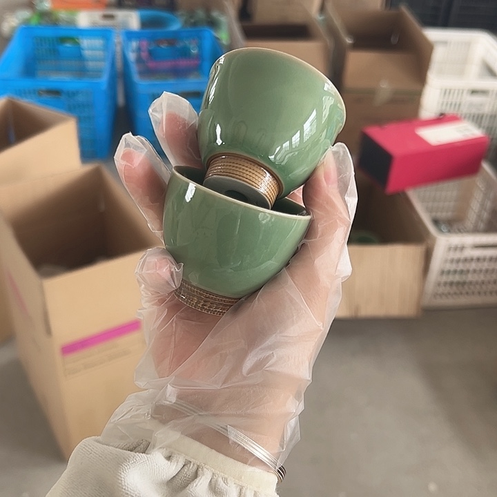 小米茶器龙泉青瓷