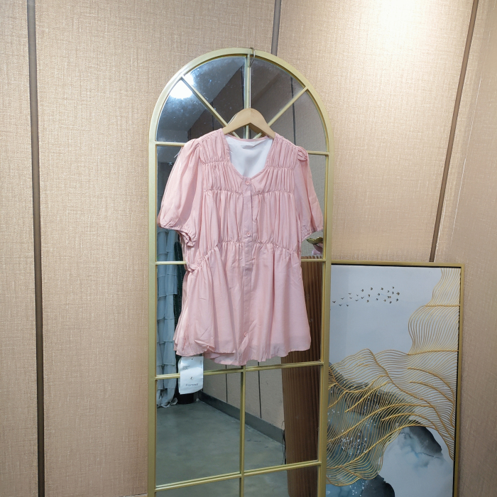 BG879孕妇粉色上衣90-130