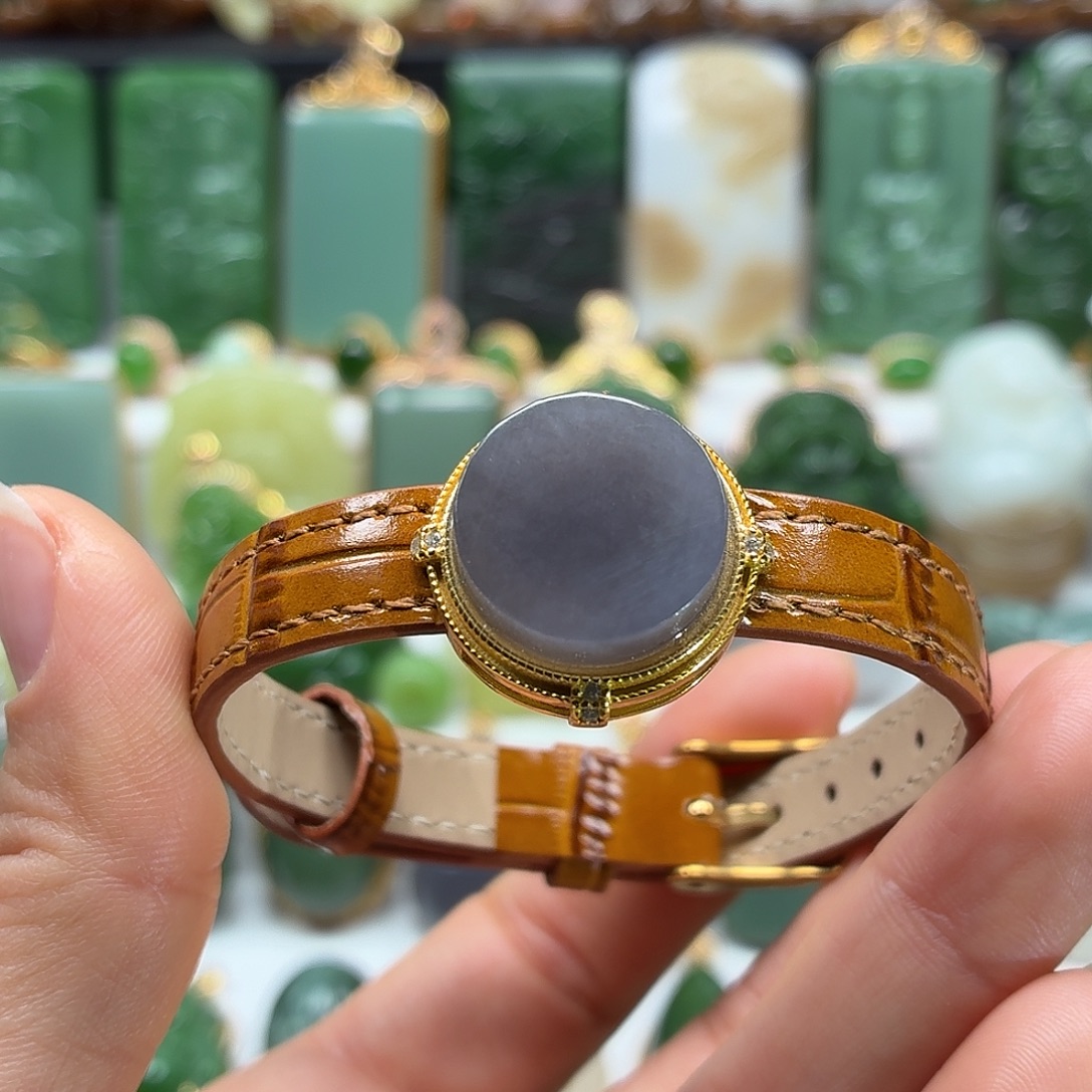 和田玉银S925镶嵌颈饰