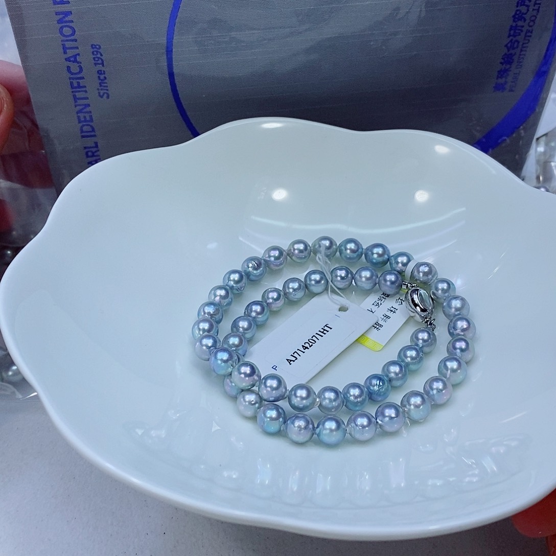 海水珍珠颈饰银S925镶嵌