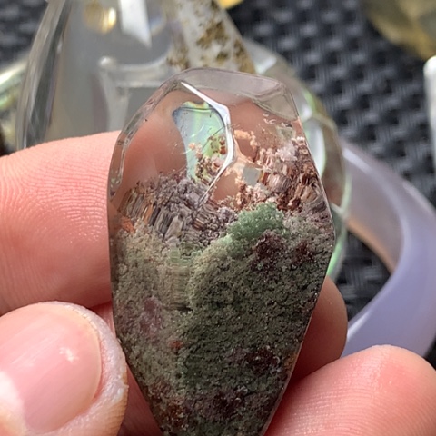 水晶颈饰未镶嵌F***f天然水晶项链搭配