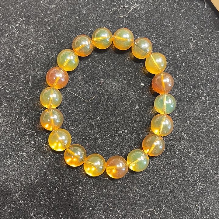 裸石琥珀未镶嵌茶包手串