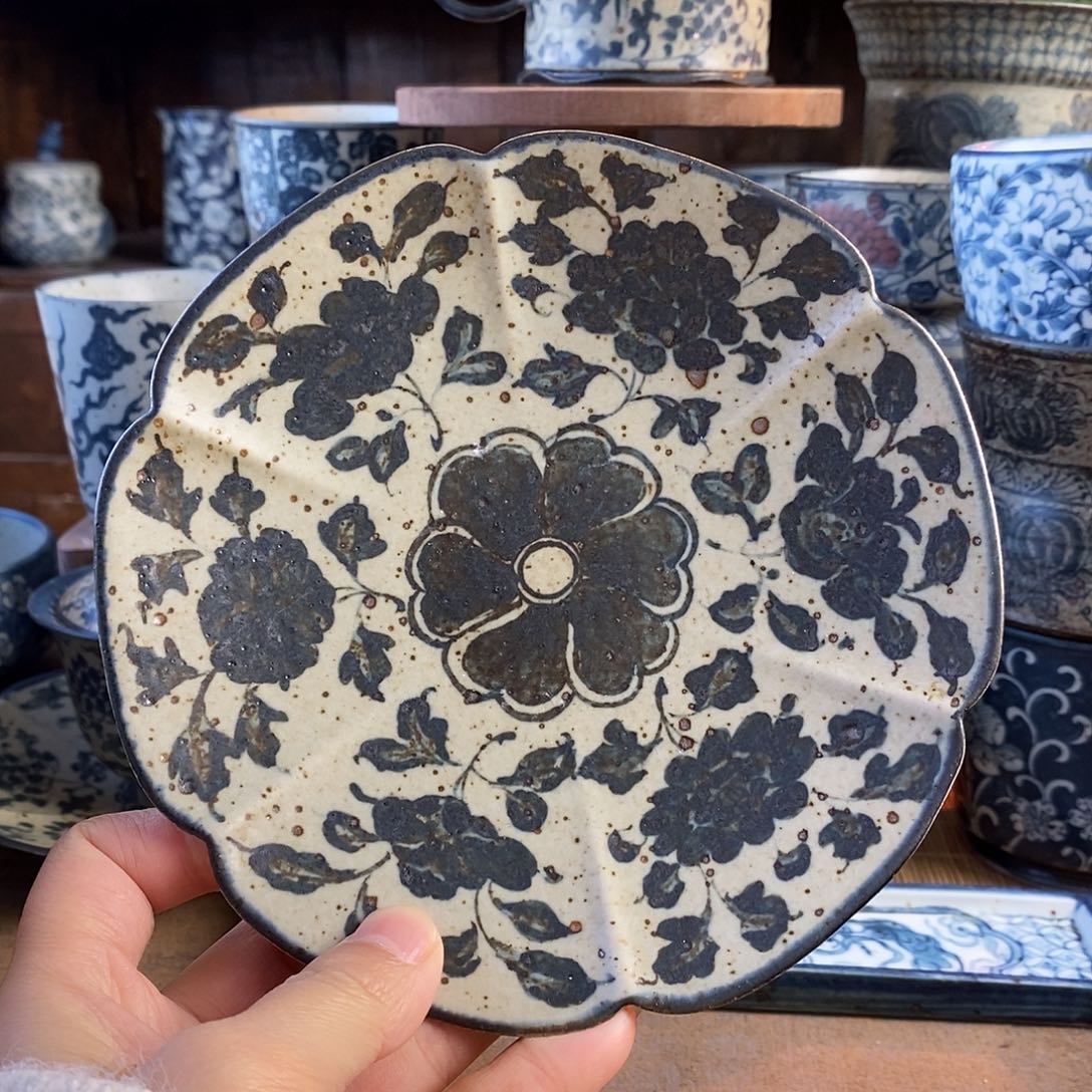 陶手工手绘青花高温陶瓷