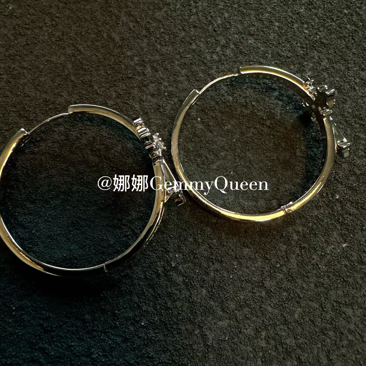 铜合金合成锆石耳饰 娜娜GemmyQueen耳环GQ09357