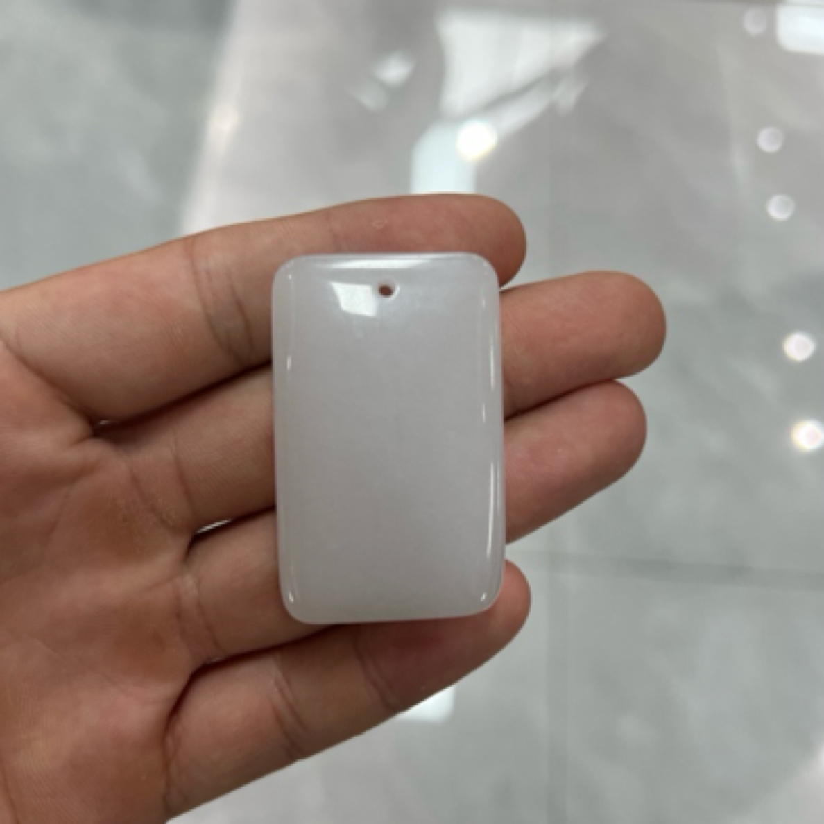 【高端带顶珠35无事牌】新疆天然玉石高端无事牌多样性拍一发一