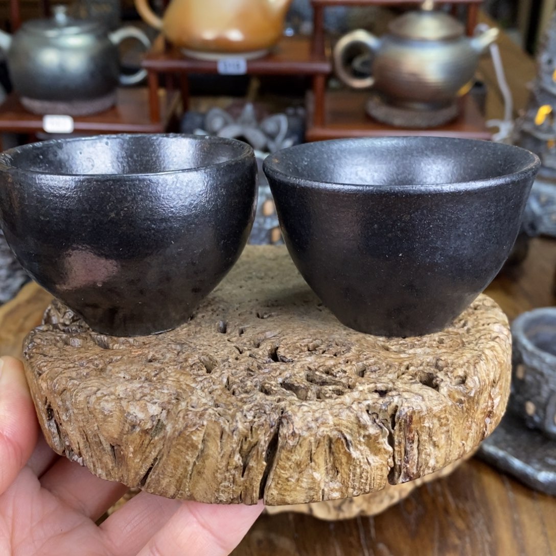 建水紫陶，柴烧茶器，新春大漏