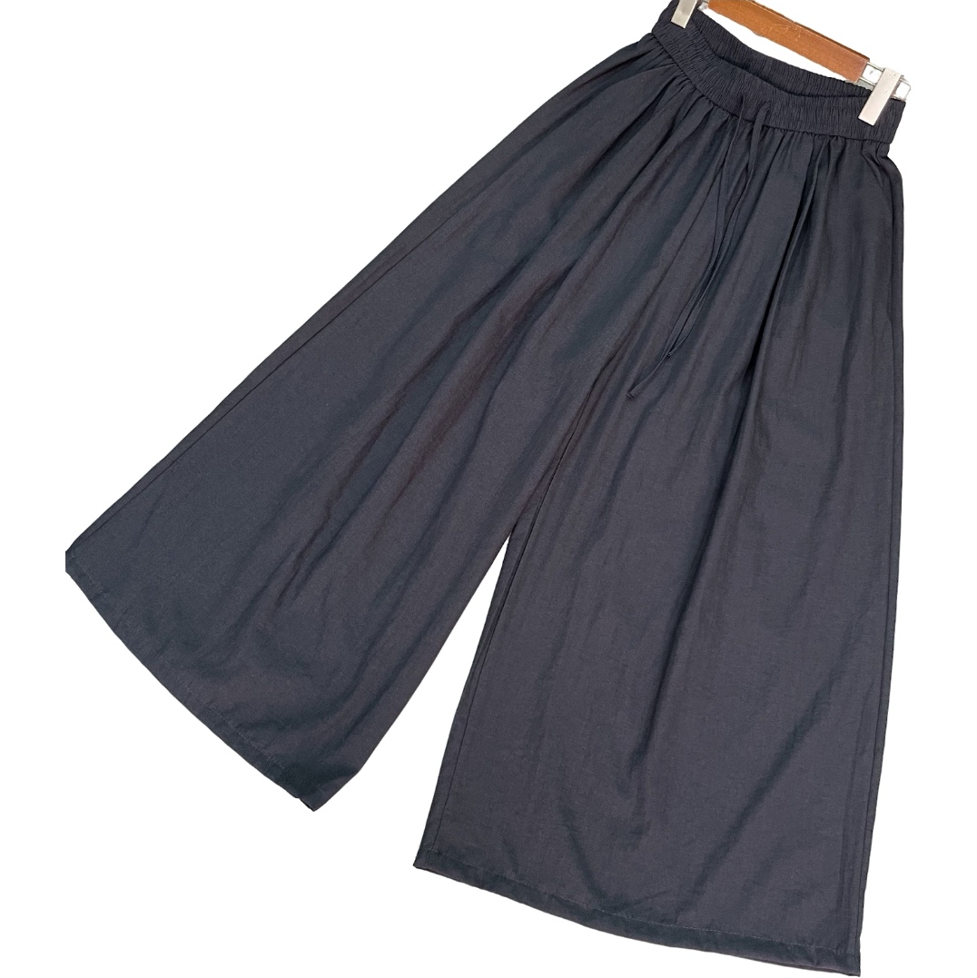 夏季冰感九分纯色高腰垂感直筒宽松百搭阔腿裤