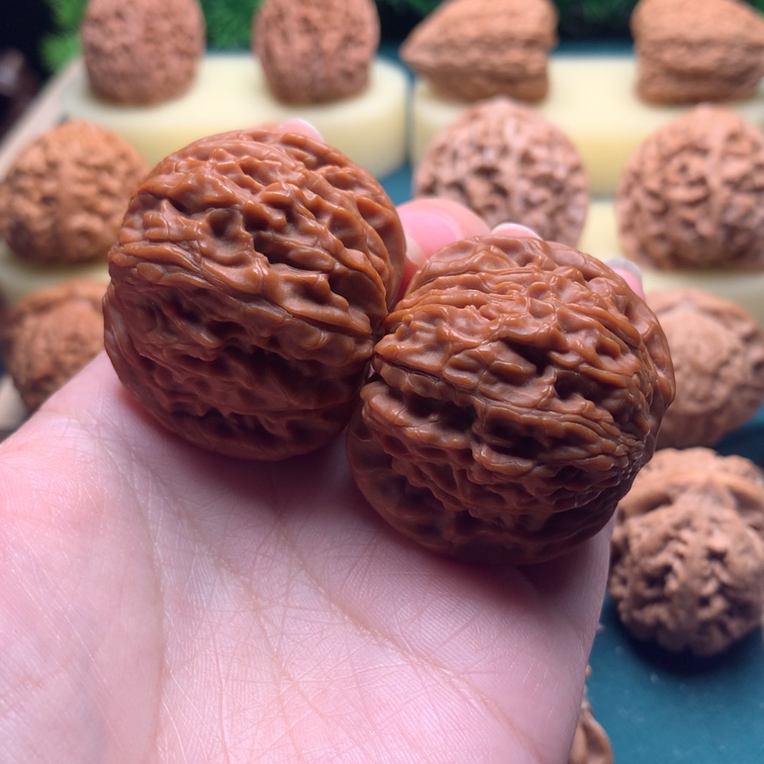 文玩核桃吊坠密**麻磨盘