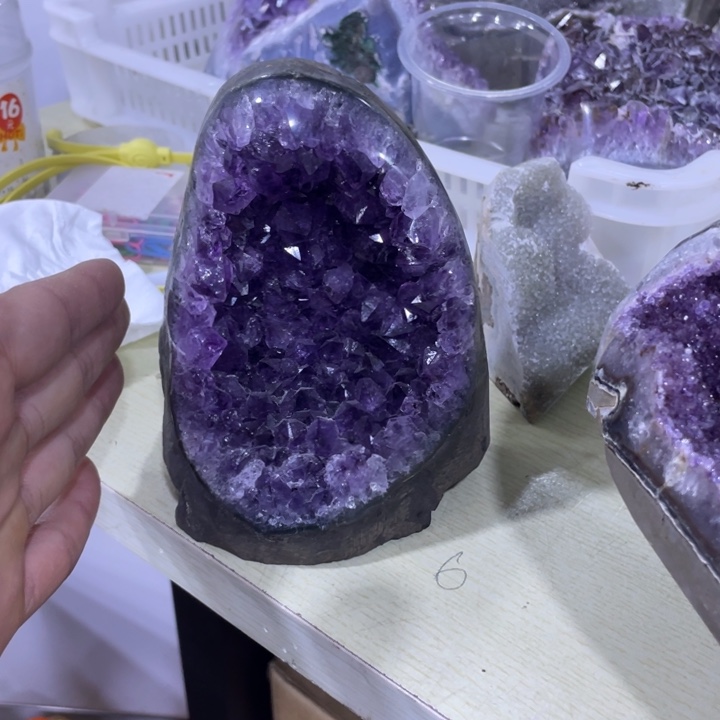 紫晶钱袋子未镶嵌