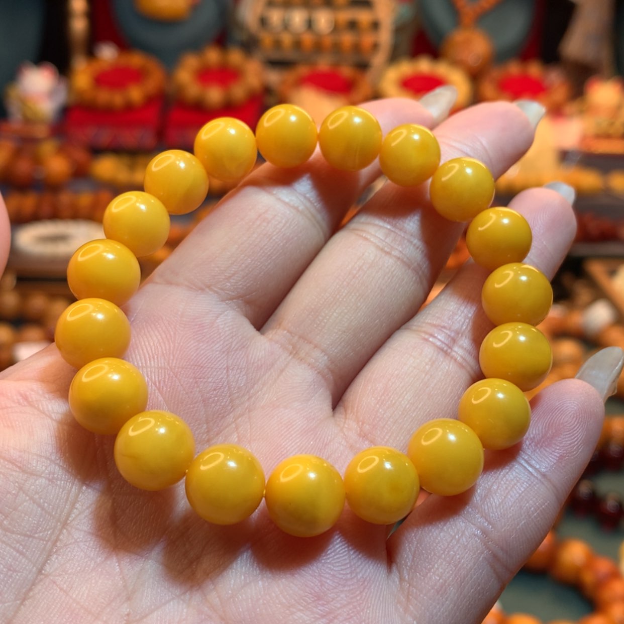 【闪购商品】蜜蜡手串未镶嵌蜜蜡手串