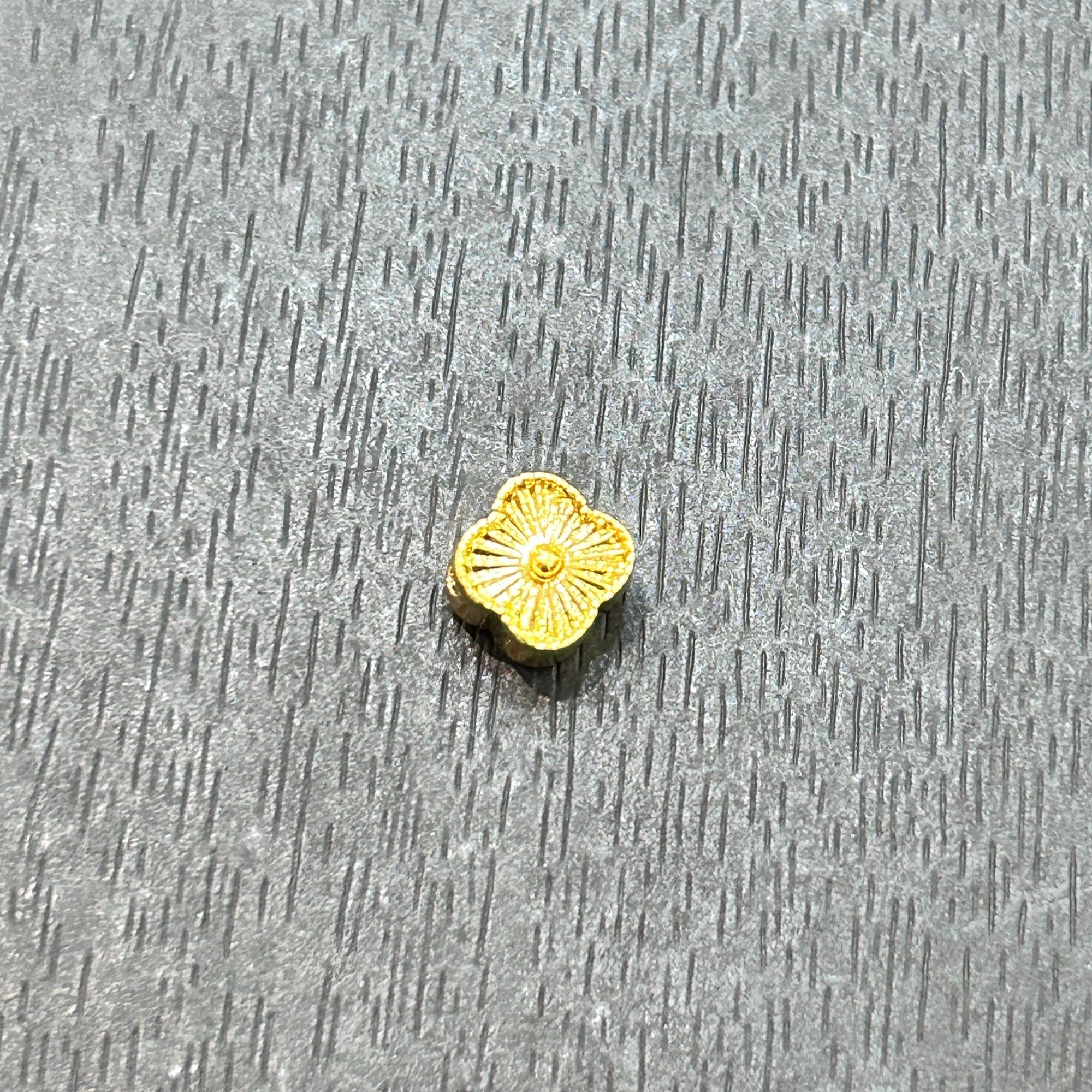 【佳佳专享】足金999投资金攒黄金车花四叶草PJ947克重多退少补