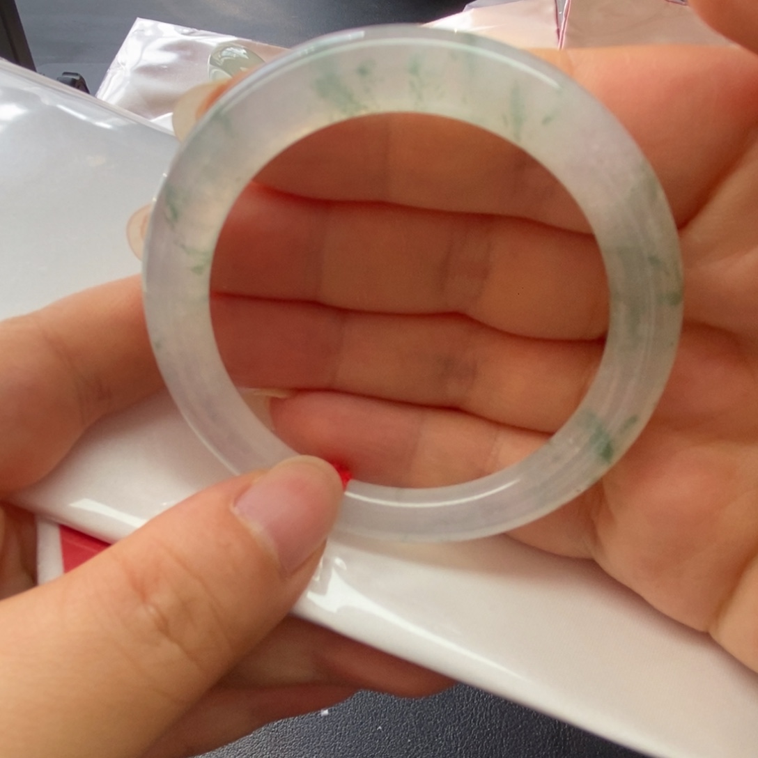 翡翠未镶嵌手镯天然缅甸翡翠手镯A货