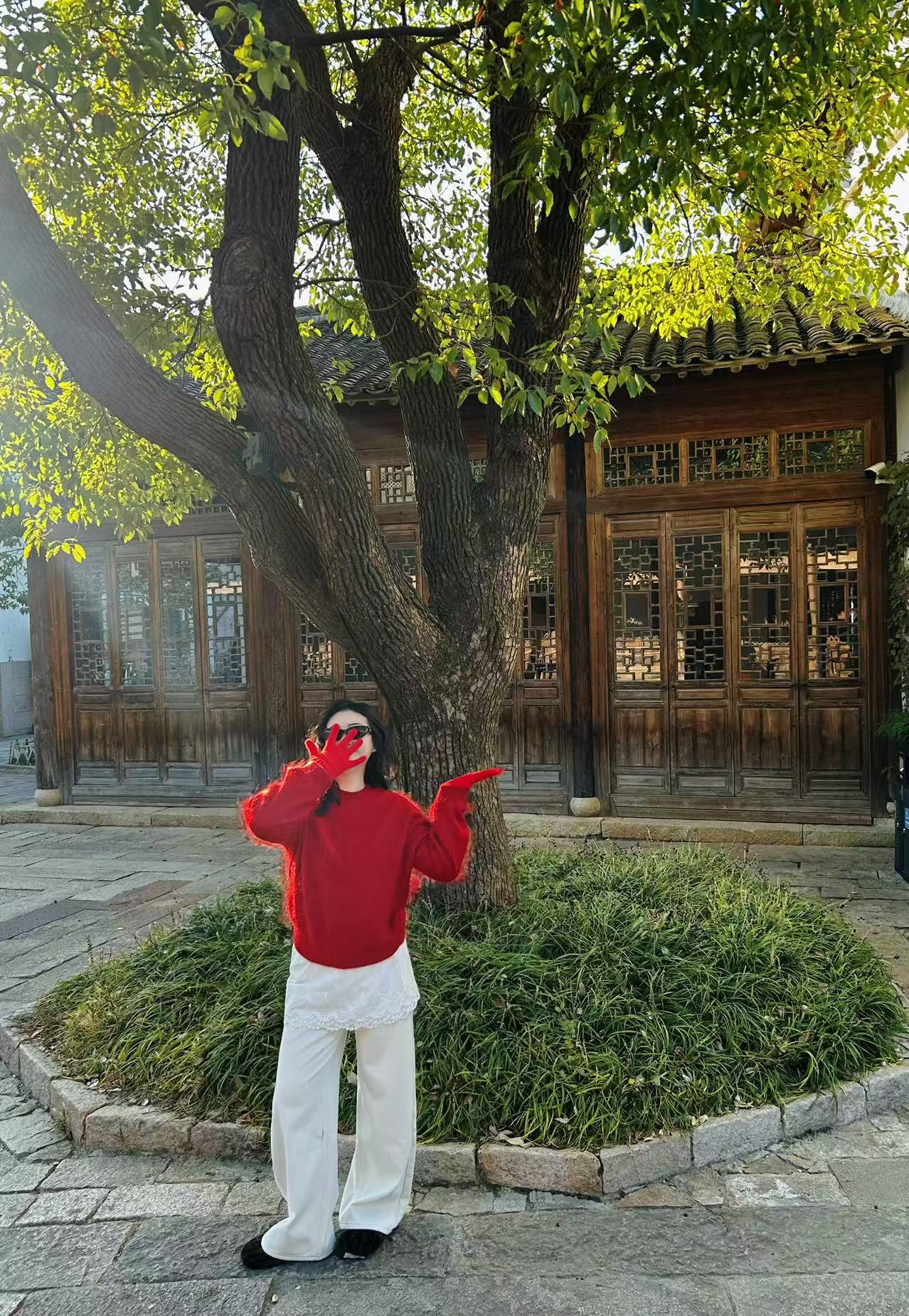 9911-2千炫家冬季新款拉毛绒工艺圆领宽松纯色百搭毛衣