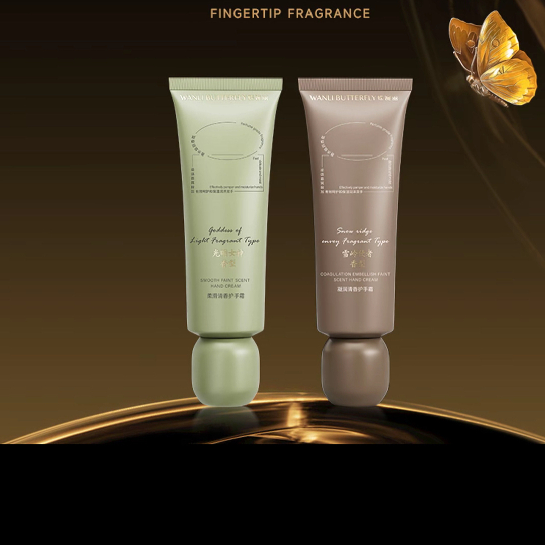  蝶婉丽凝润清香护手霜（雪岭使者香型）香味淡