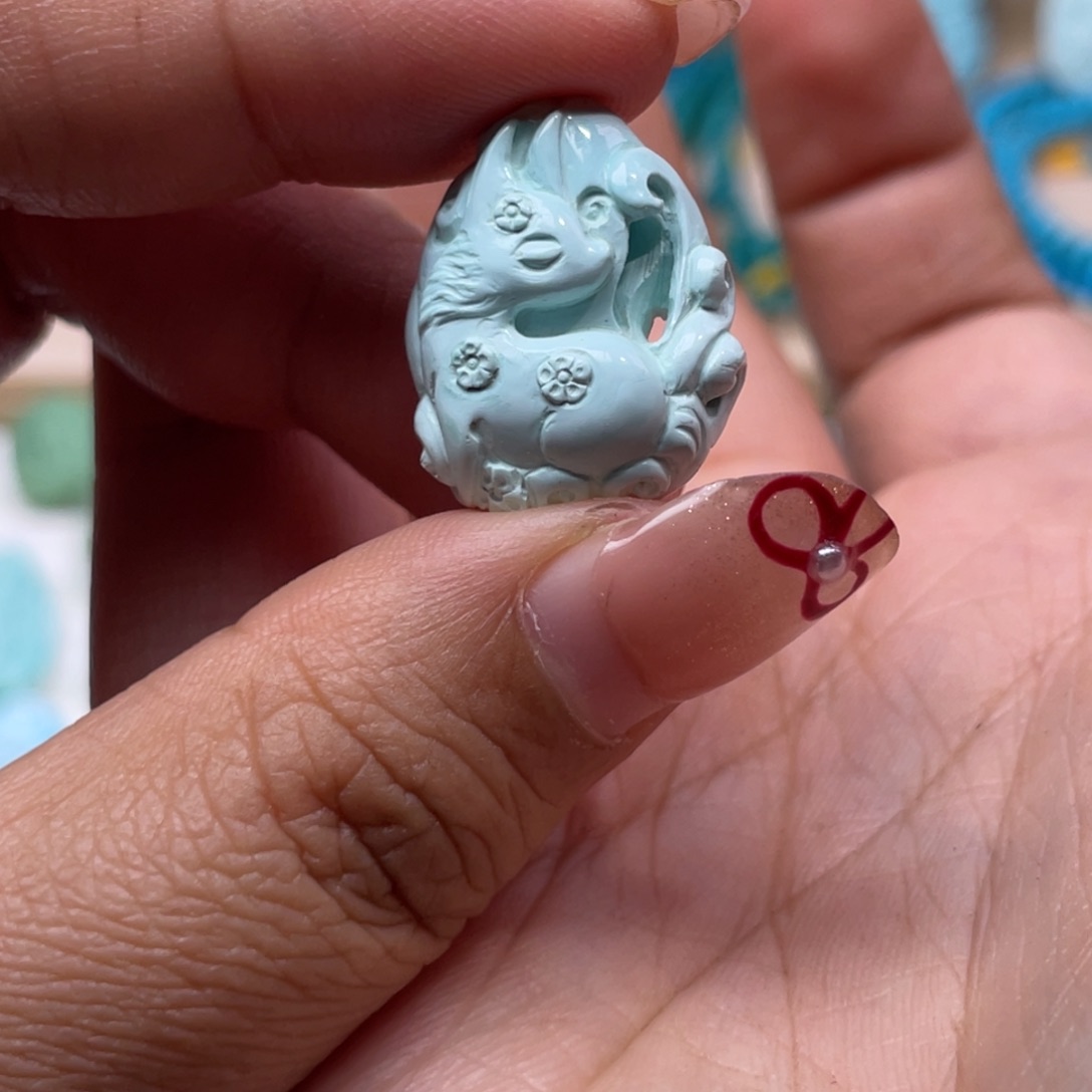 未镶嵌绿松石52绿松石