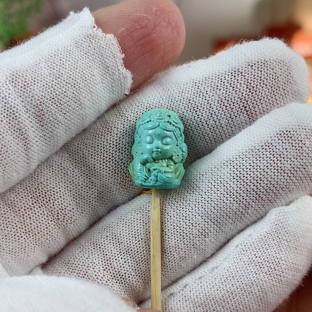 绿松石珠宝奇石未镶嵌