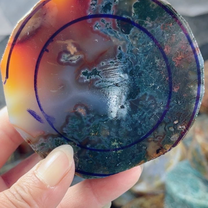 定制玛瑙紫****?定制水草玛瑙手镯