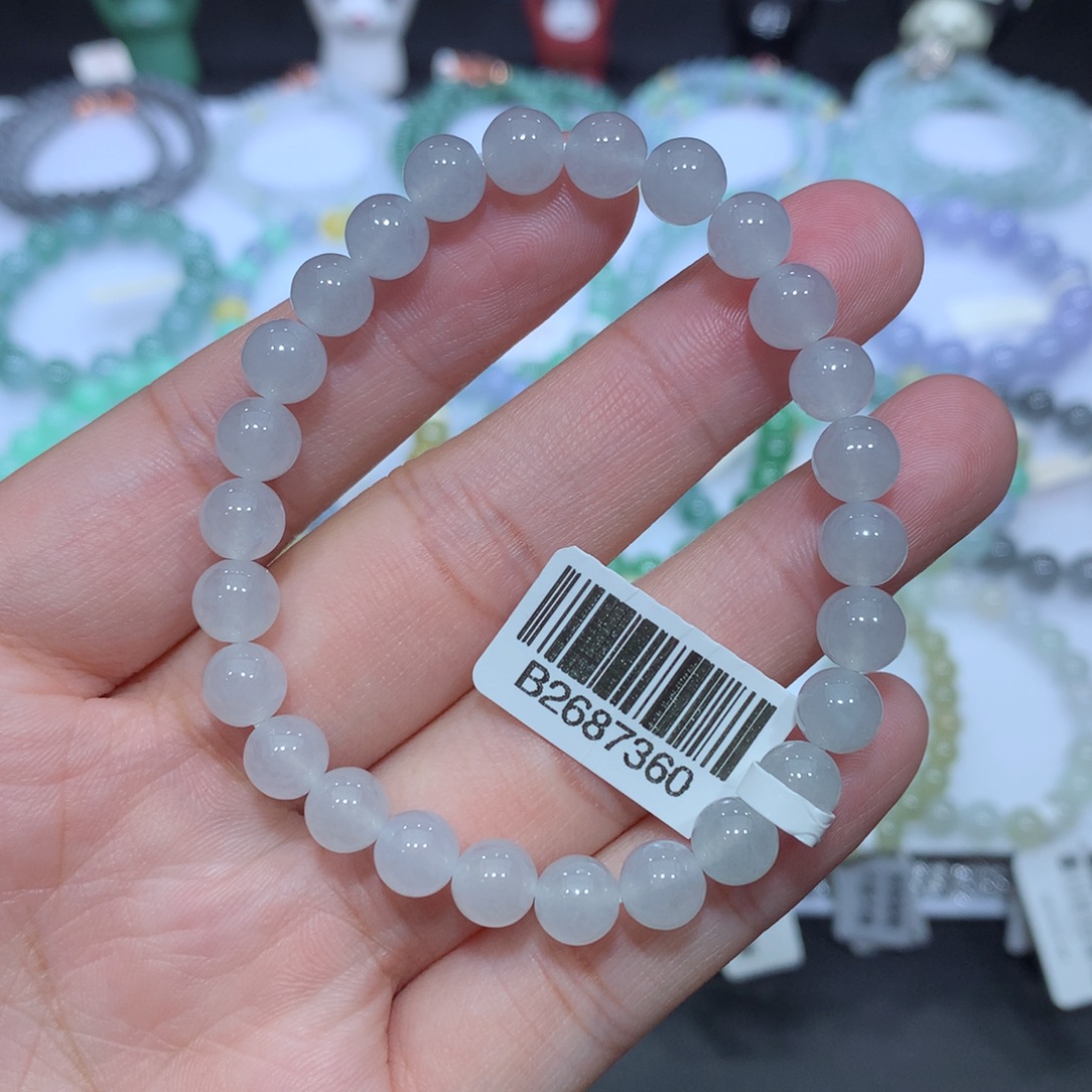 翡翠未镶嵌手串天然