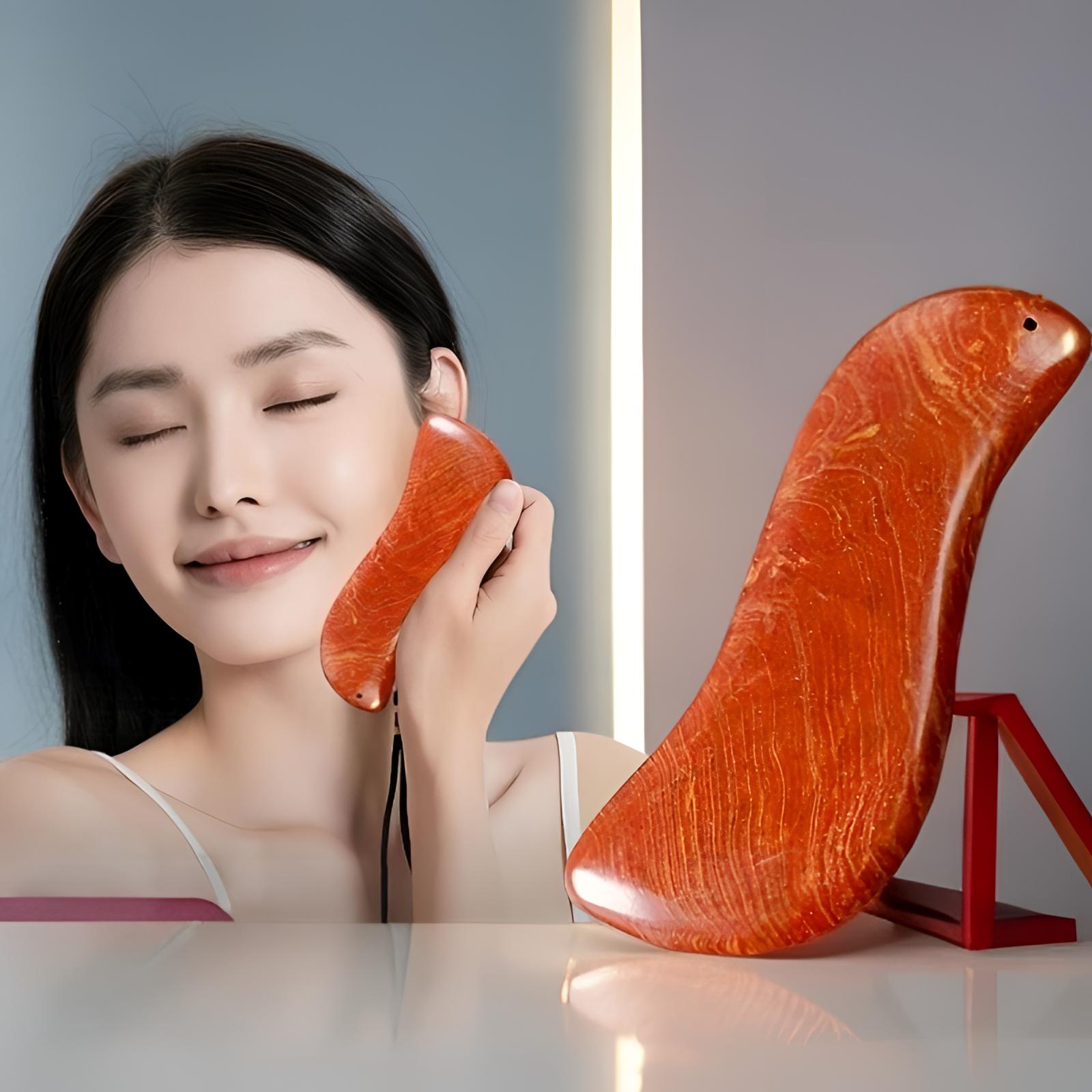美容家用梳子按摩梳便携通用形梳子眼部加厚圆形大号正品刮痧可选