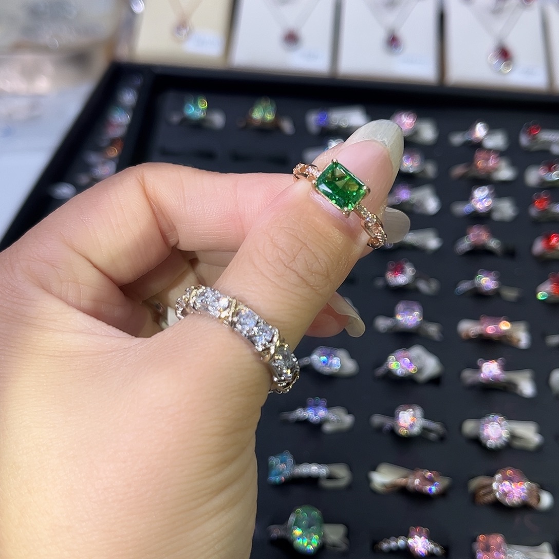 莫桑石非金属B链条绿冰花-14