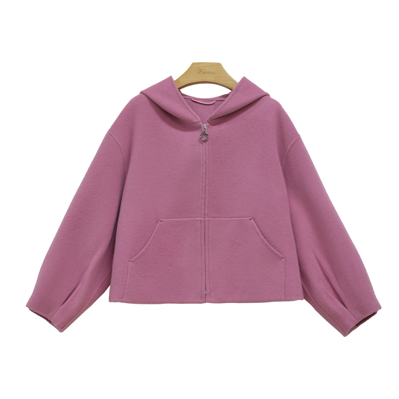 Y28087女士毛呢卫衣