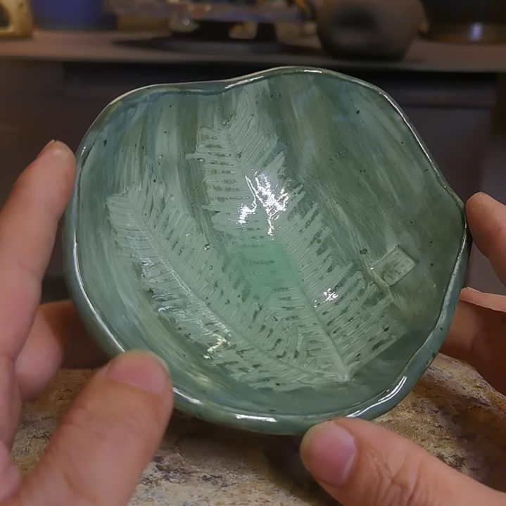 盘手工高温原矿窑变