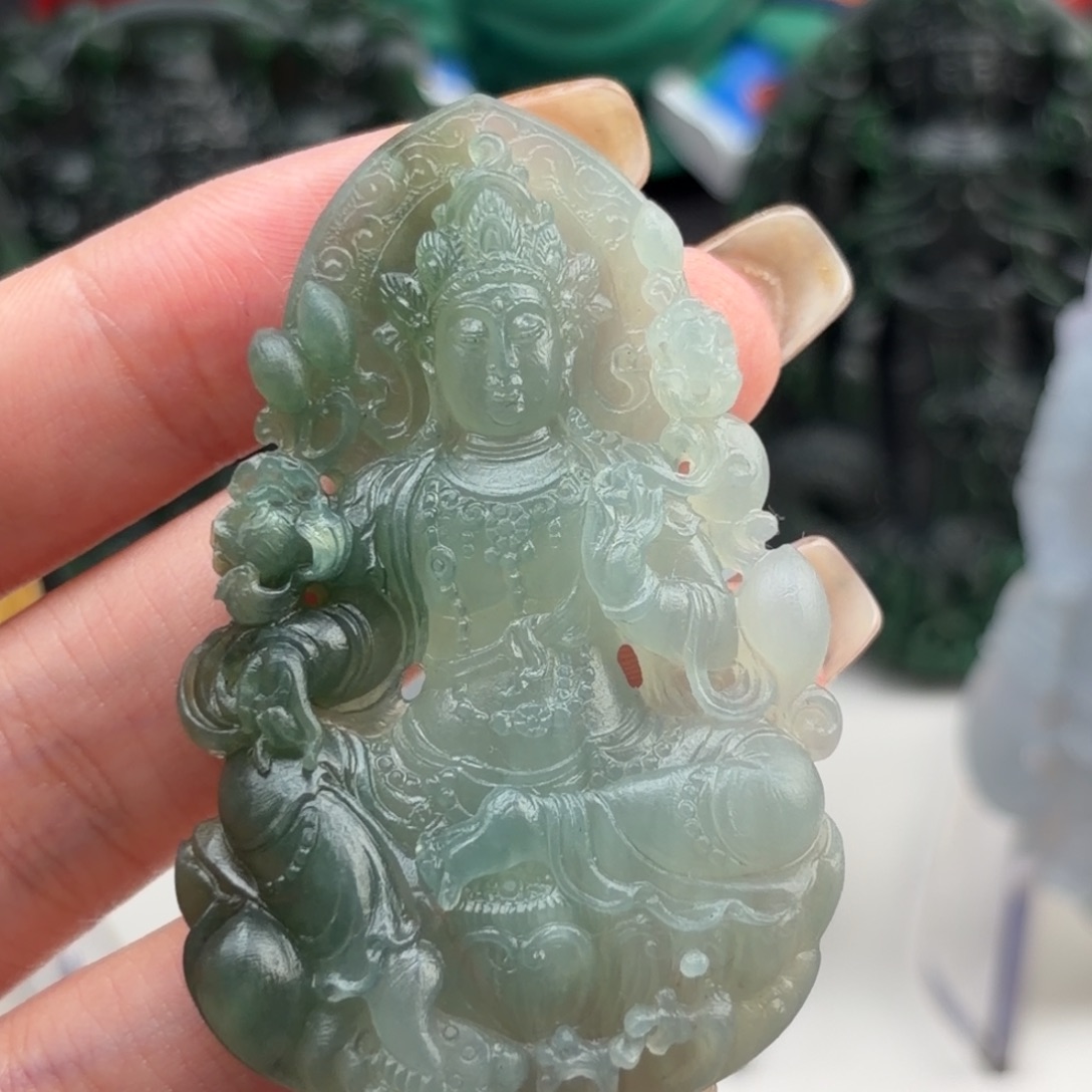 定制翡翠未镶嵌度母