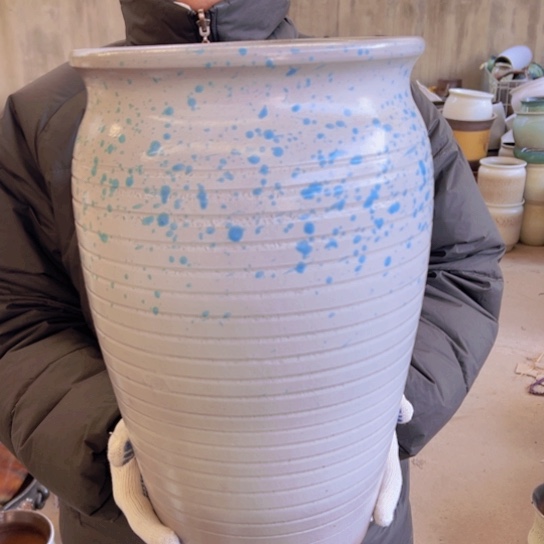 紫砂花盆高41口26—————