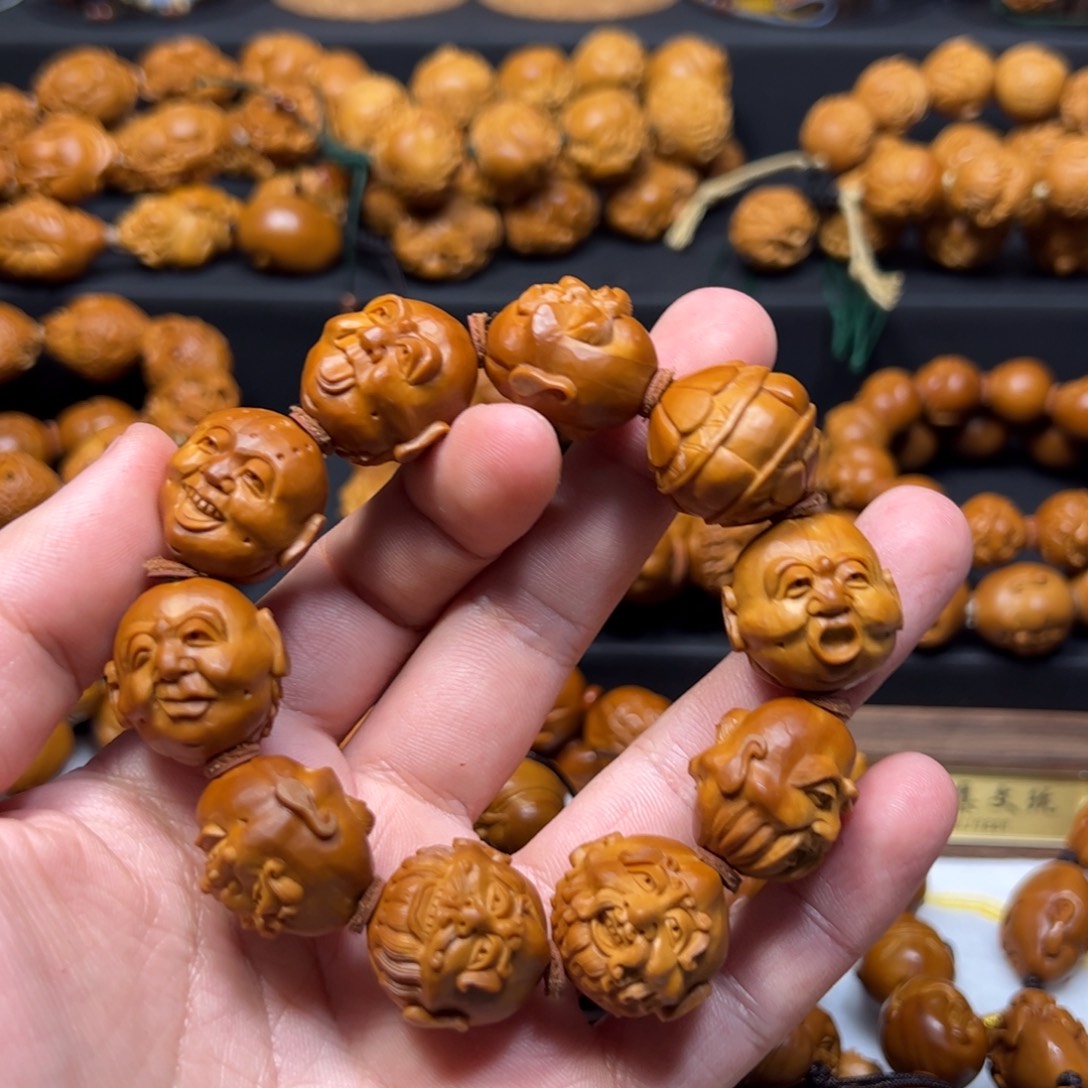 艺***塑手串/手链橄榄核2.1须派十八罗汉