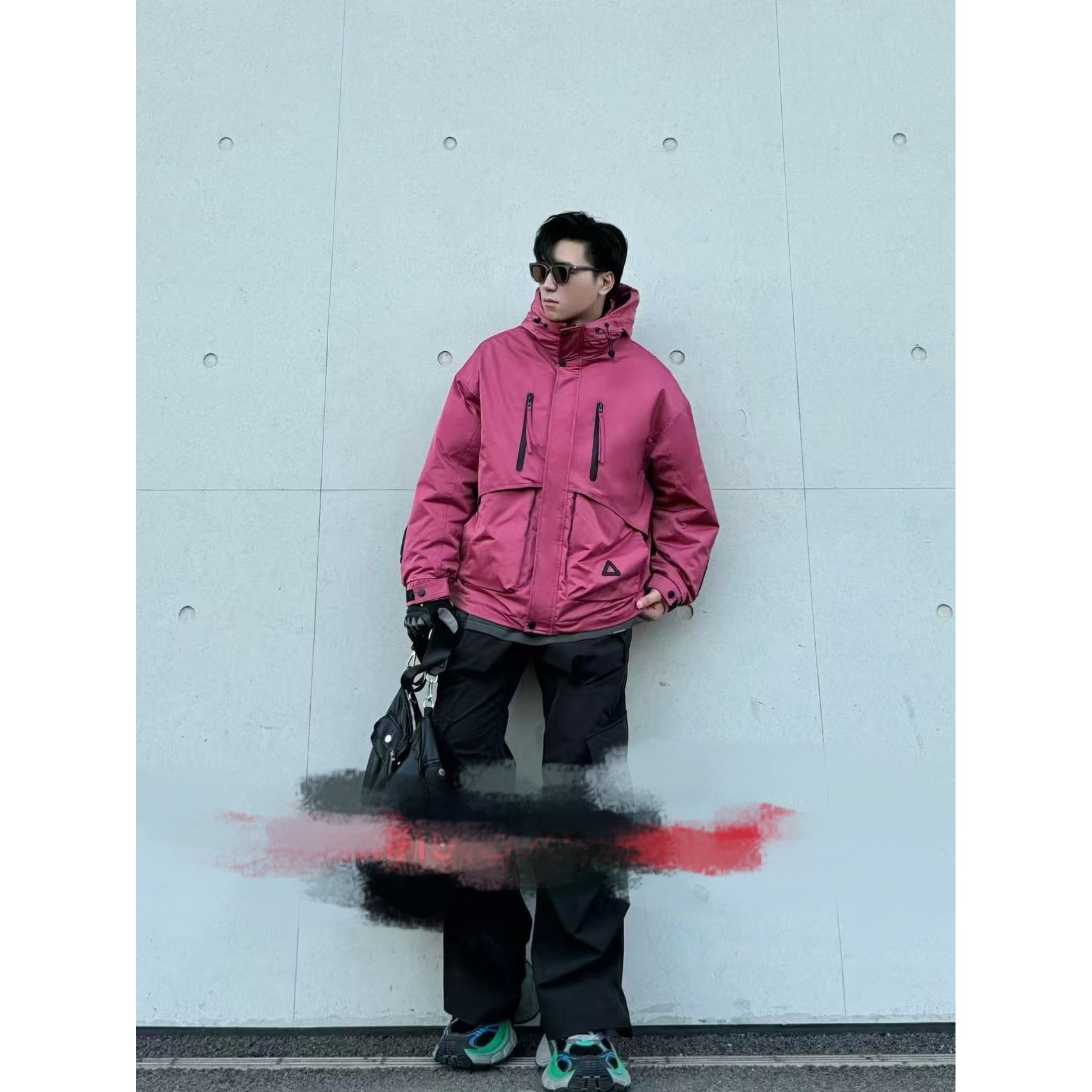 “AW”90国标冬季新款AG原创户外加厚工装羽绒服外套.男女潮牌Z-986