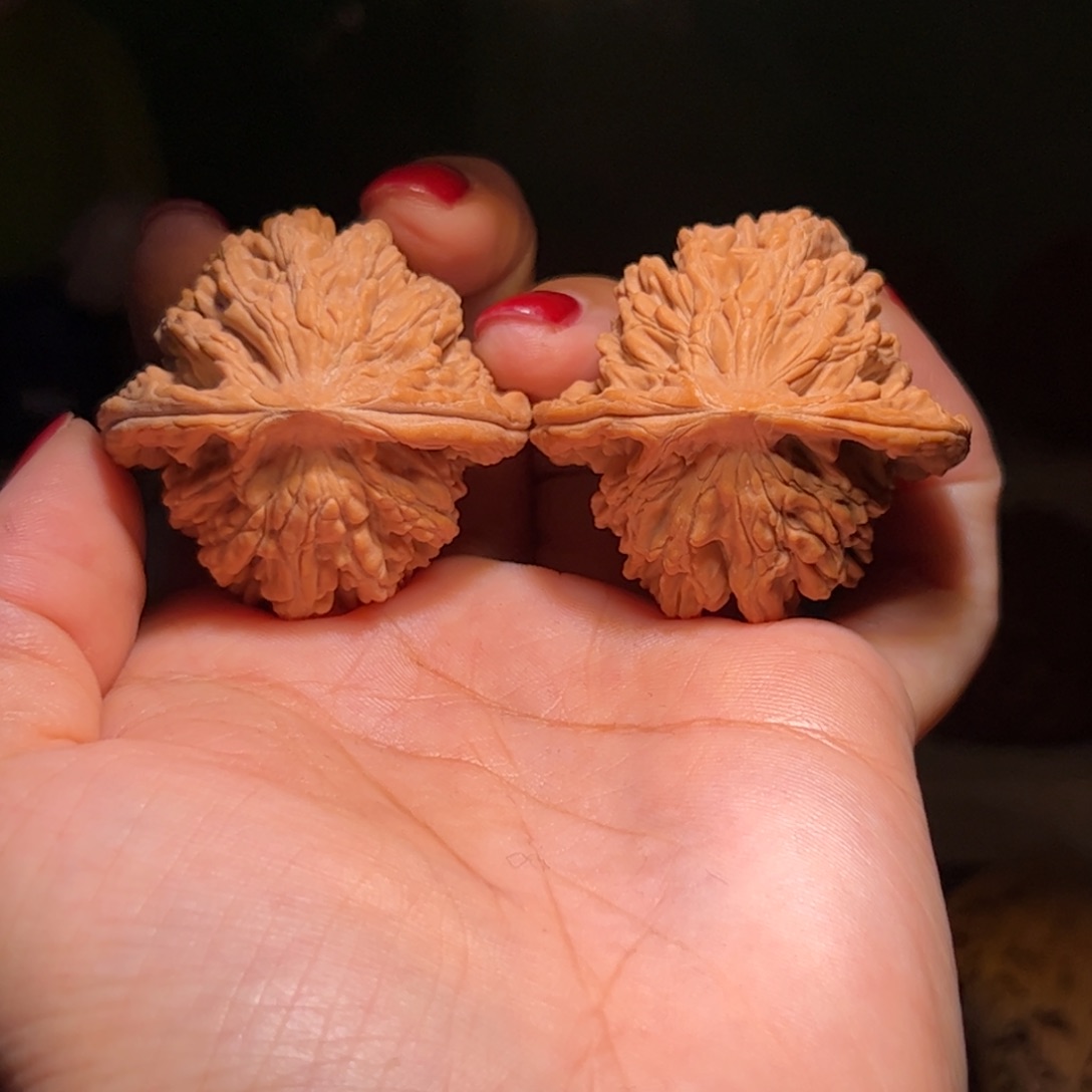 吊坠文玩核桃麦穗虎头40