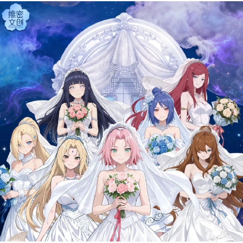 【自选强娶】维密文创-维多利亚火影忍者一弹亚克力色纸盲盒（代拆）