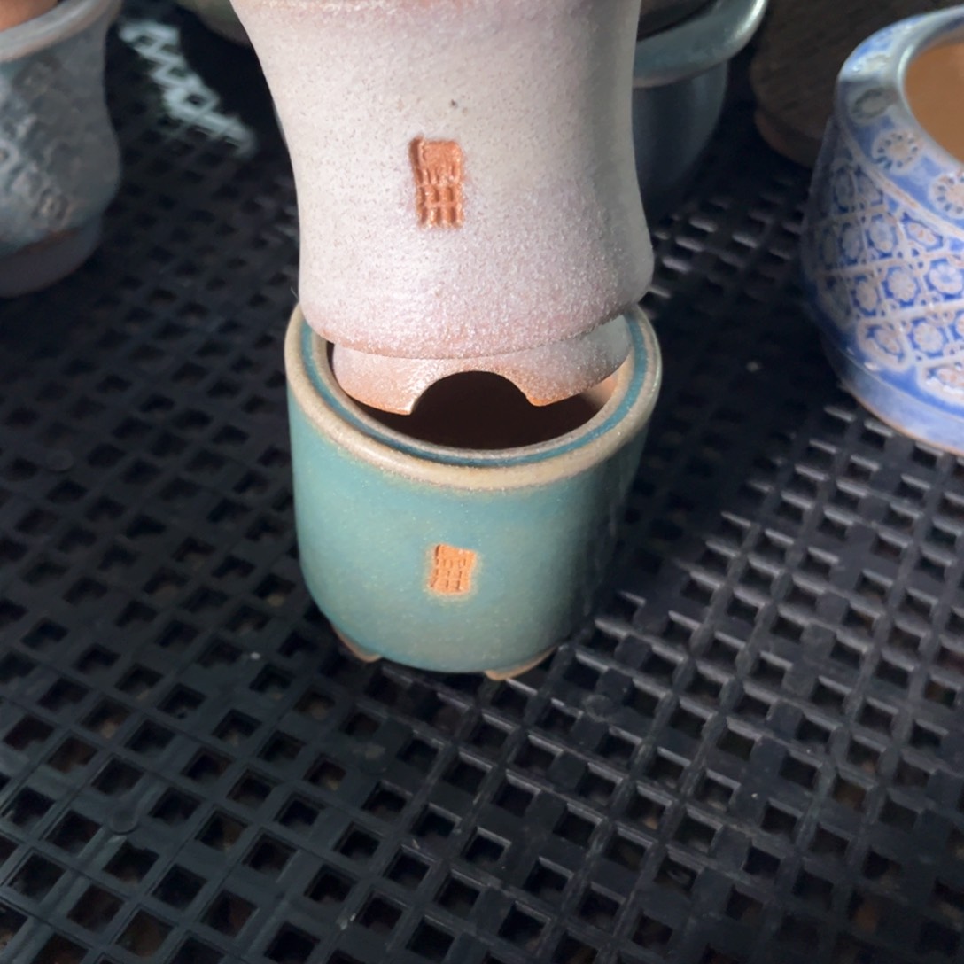 红陶?***s214花盆2个