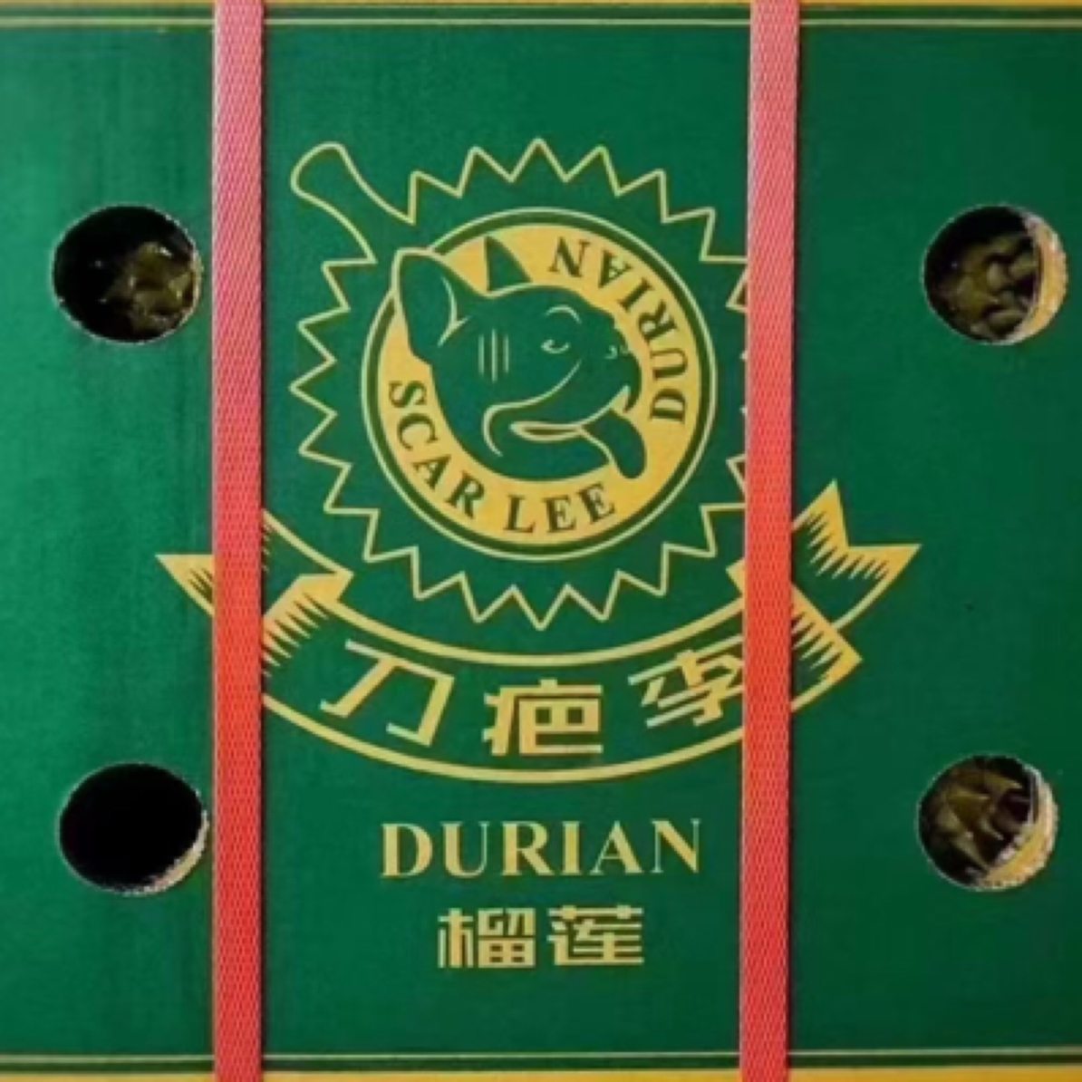 刀疤李泰国金枕鲜榴莲（核小）B果3-5斤金枕泰国