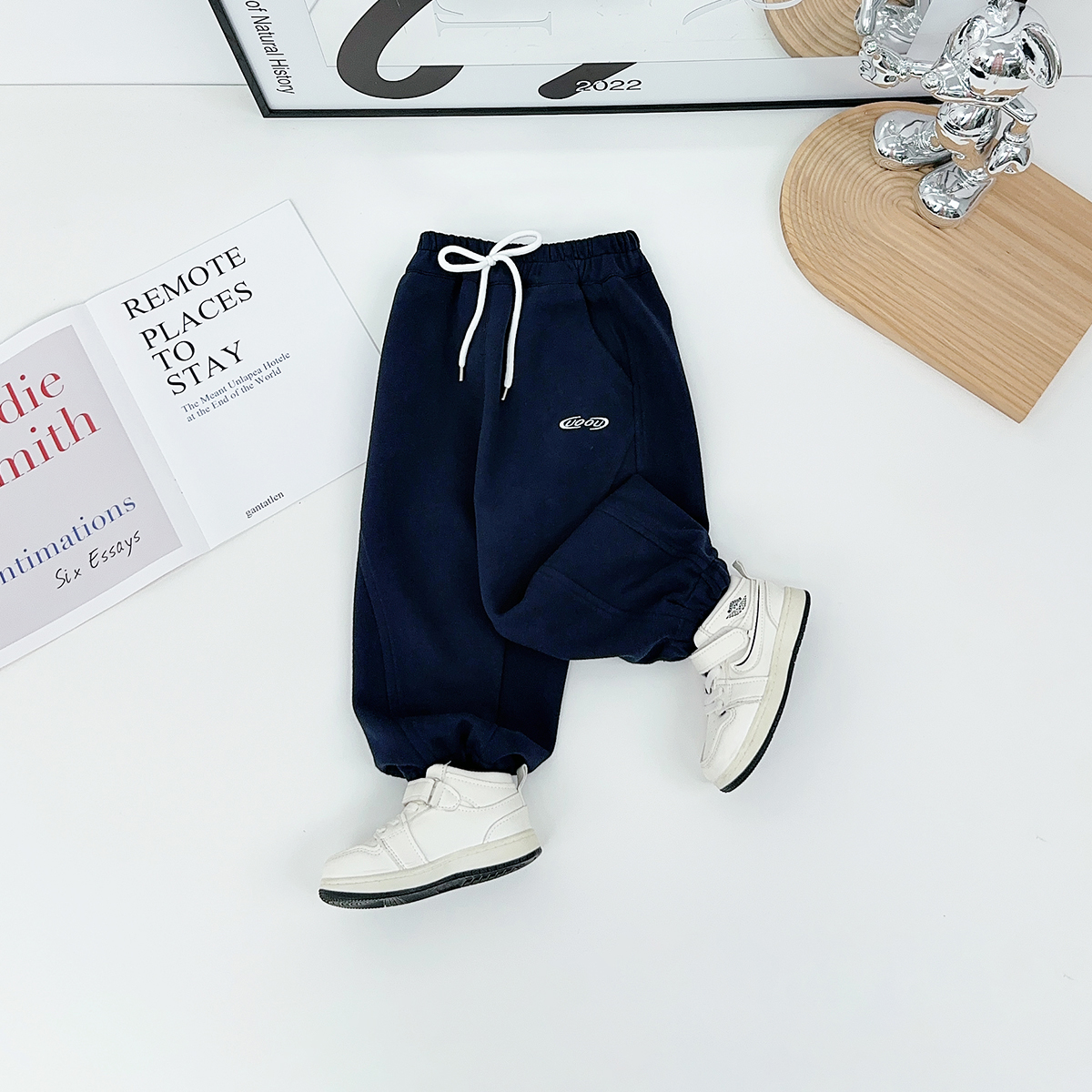 儿童裤子秋季男童运动裤2025新款秋装时尚潮 HZ25662悠悠童话童装