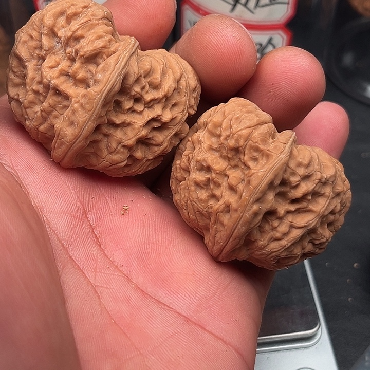 把件文玩核桃凹底