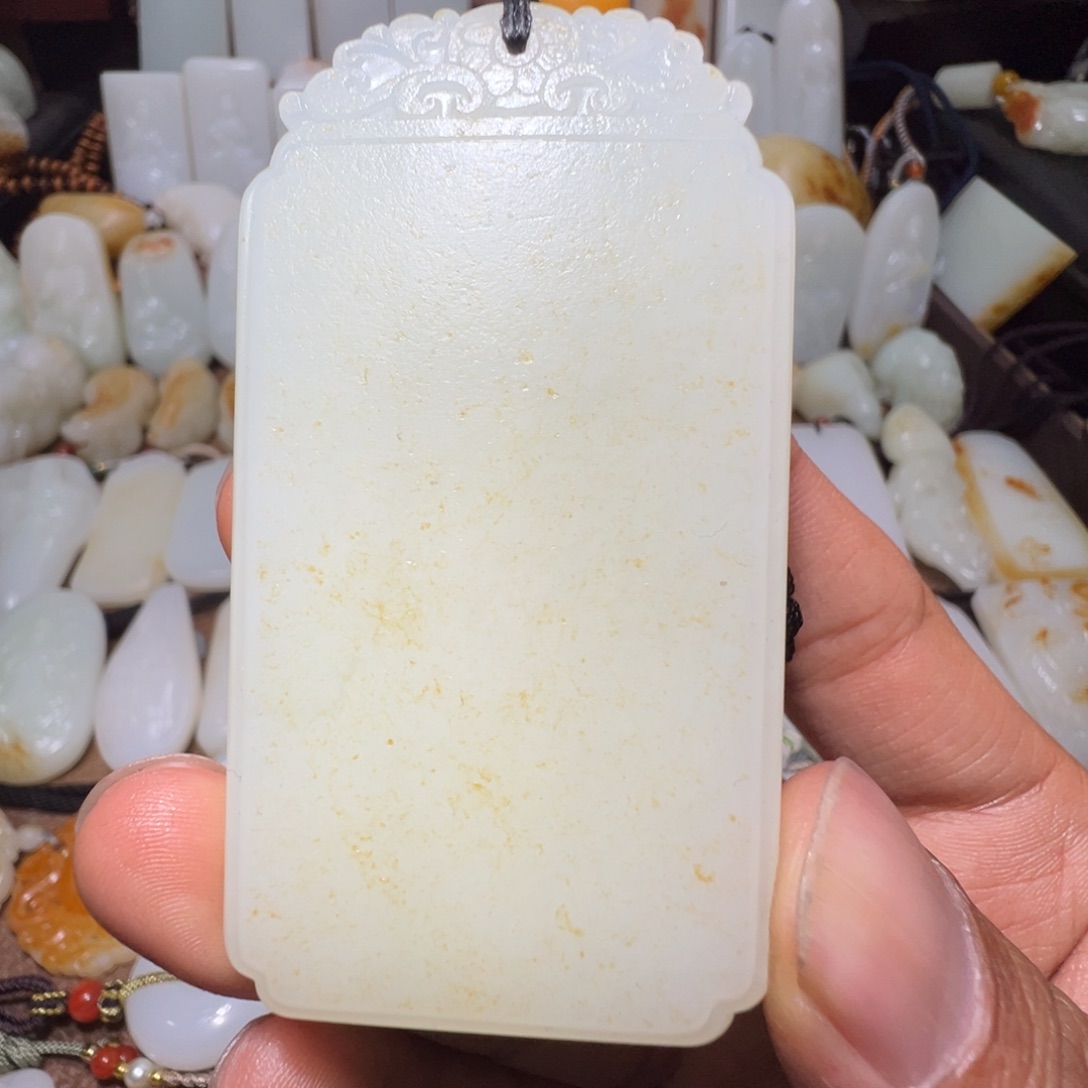 和田玉吊坠(不含链)未镶嵌石*哥