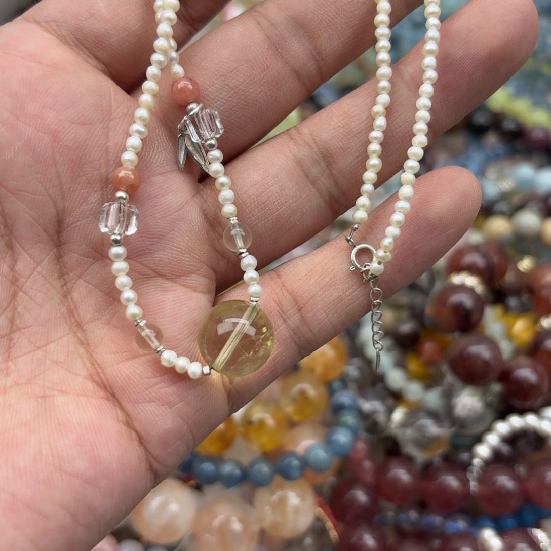 银S925镶嵌水晶手链