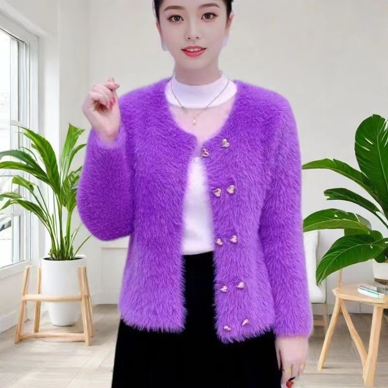 毛衣开衫外套2025春秋新款时尚修身韩版气质百搭短款针织女上衣潮