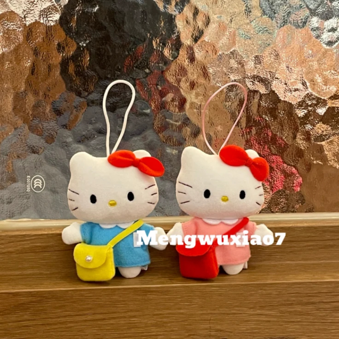 幼稚园中古款小鼻嘎重工胖脸kitty挂件