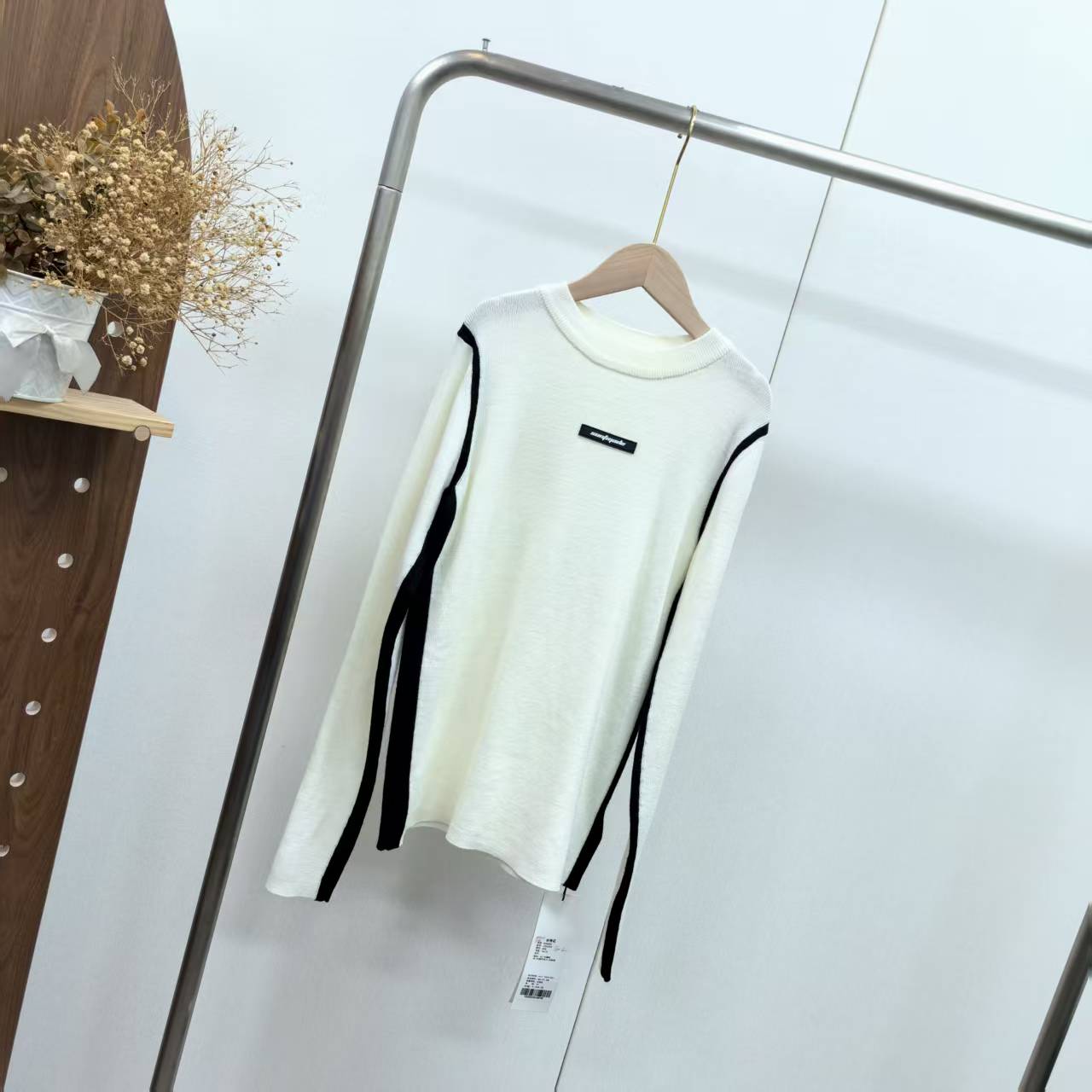 【2294A】米白色时尚毛衫A4-3