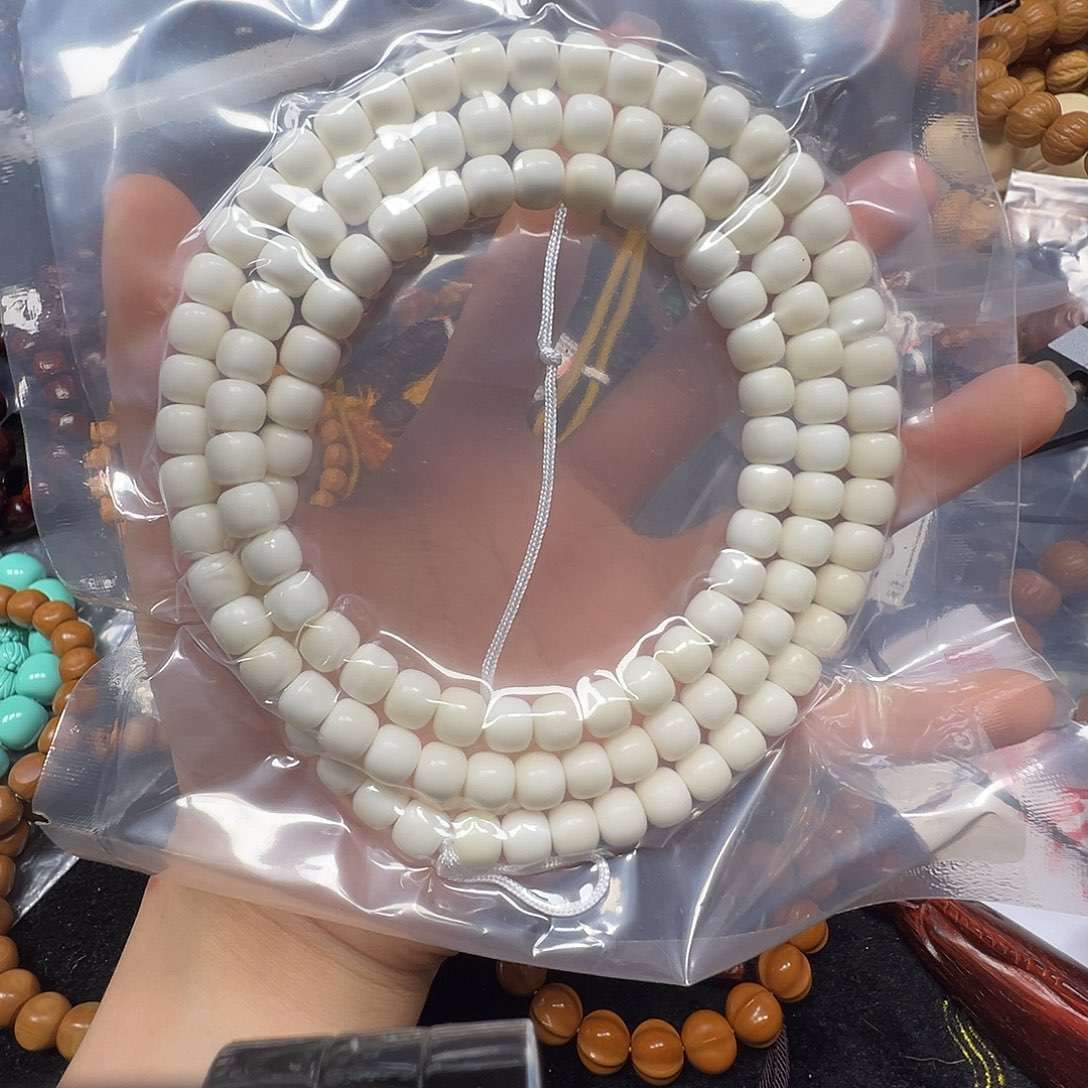 白玉菩提手串好的/0.8
