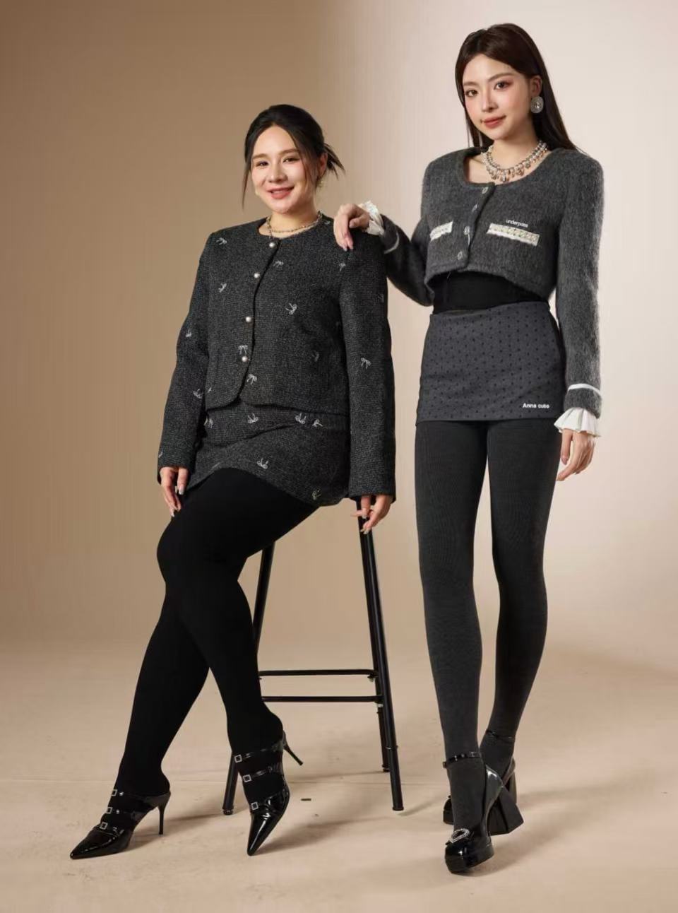 2025新款女秋冬薄绒加绒加厚螺纹棉保暖裤连裤袜