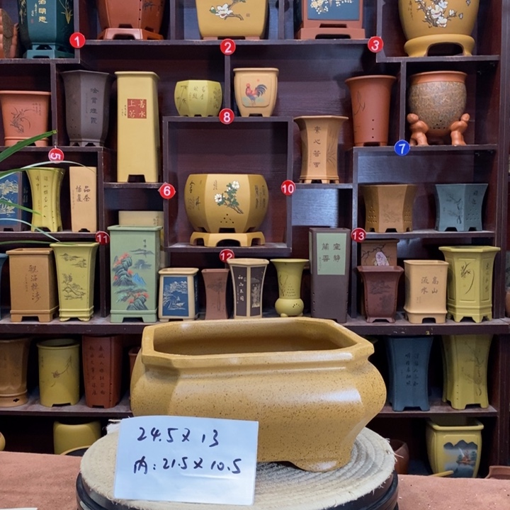 紫砂花盆紫砂花盆