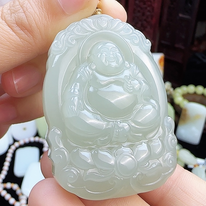 和田玉挂件未镶嵌定制发货