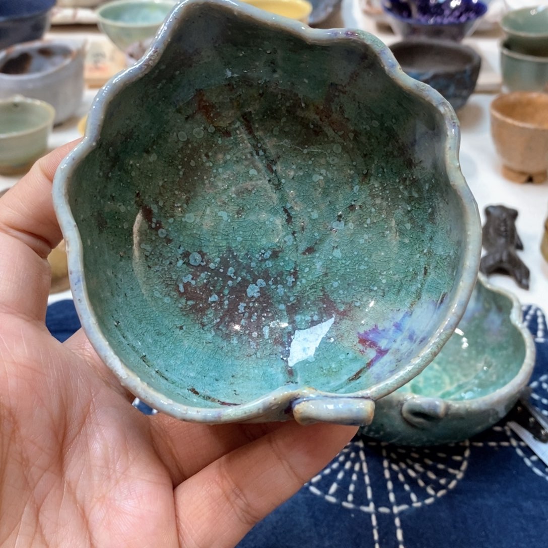 柴烧侘寂粗陶茶具