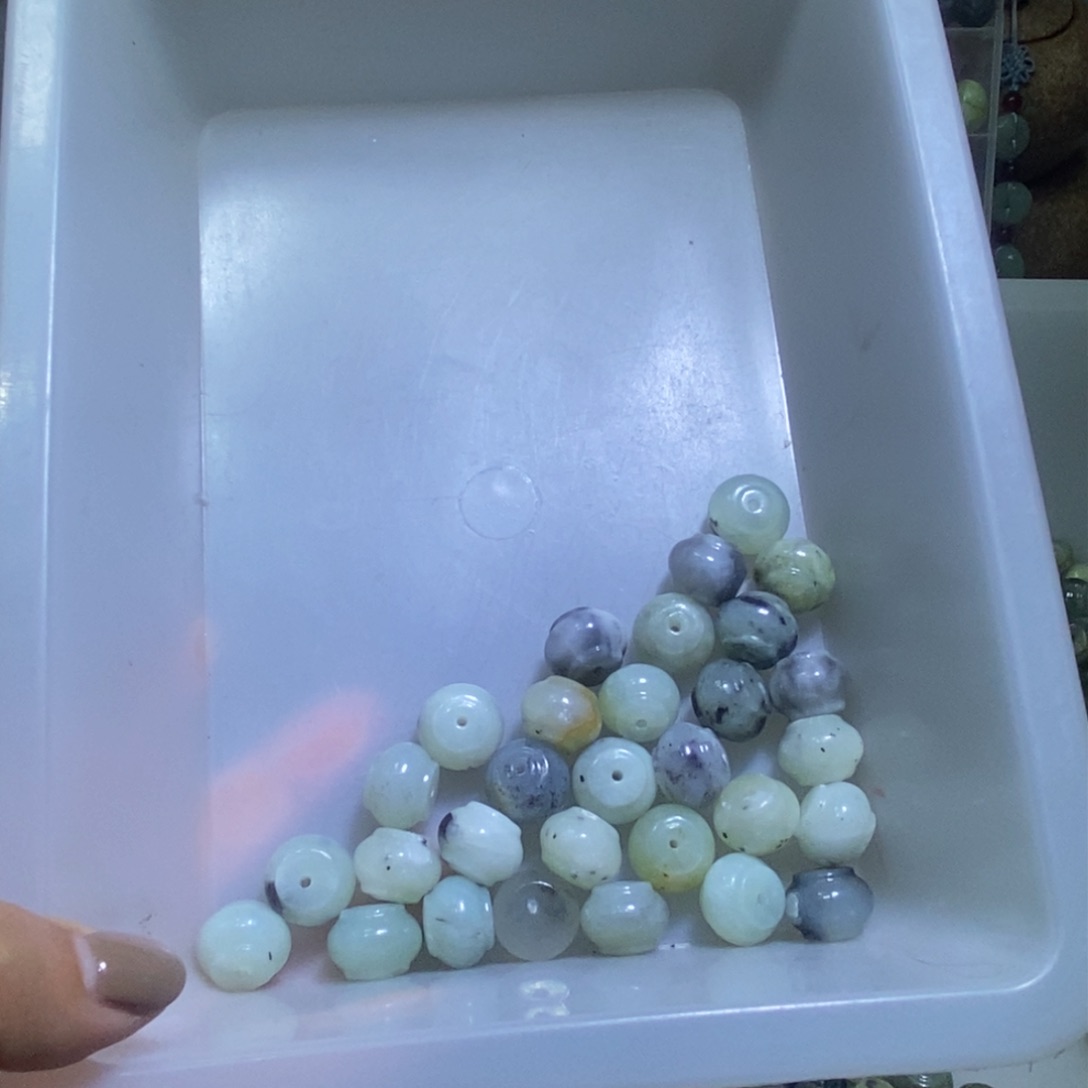 合金蛇纹石玉颈饰183