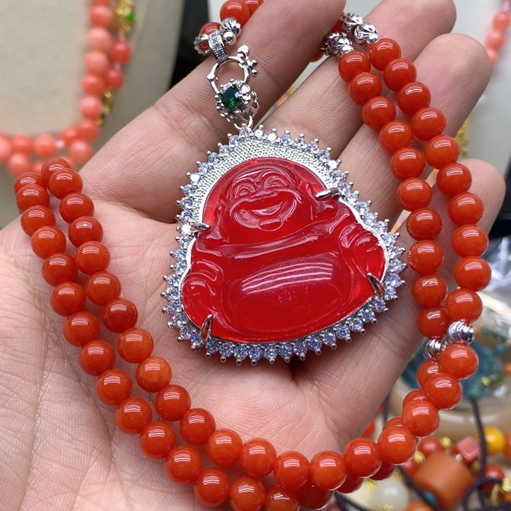 翡翠颈饰未镶嵌吊坠