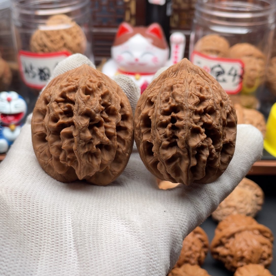 文玩核桃把件大古石42