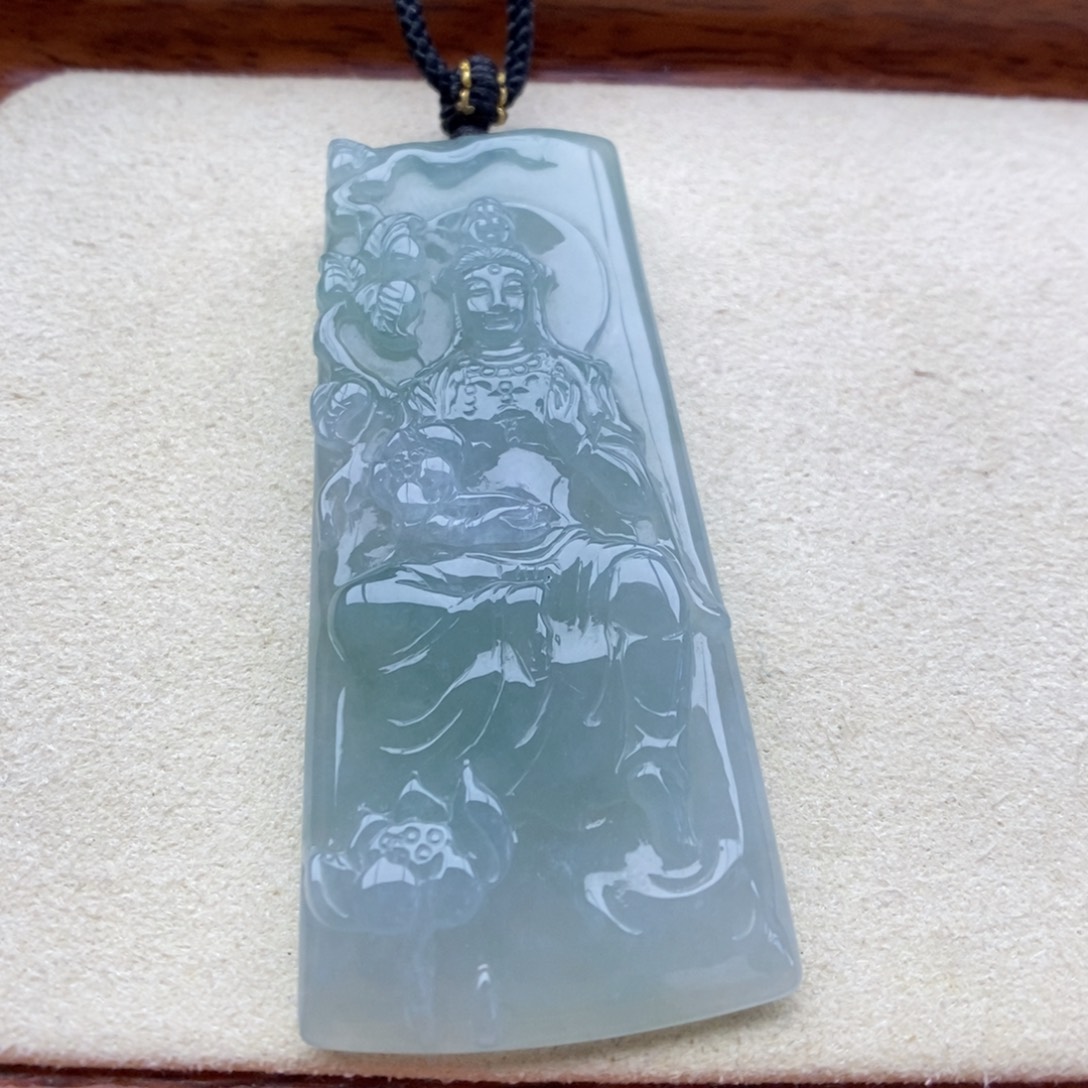 翡翠未镶嵌颈饰吊坠31